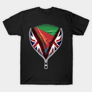 Eritrean Flag  Eritrea Flag British Flag Ripped Open - Gift for Eritrean From Eritrea T-Shirt